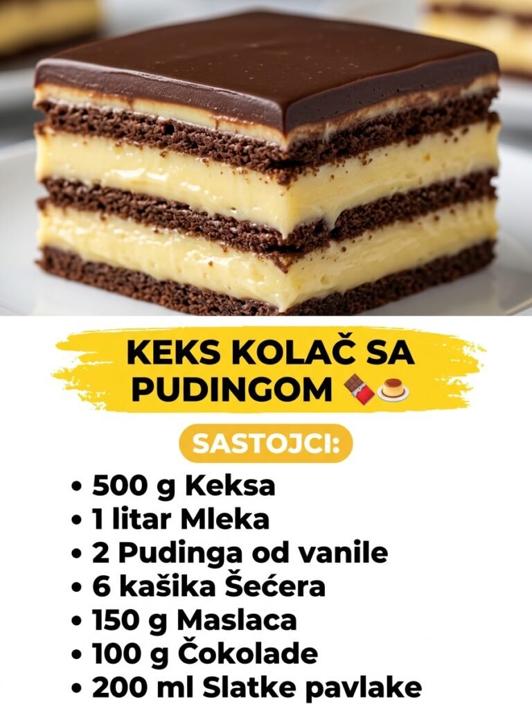 Najbolji Recept za Rum Kasato Kocke: Brzi Čokoladni Kolač sa Keksom
