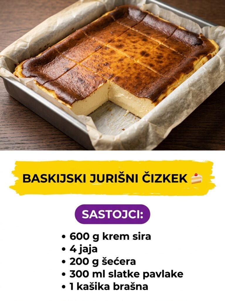 Originalni Baskijski Čizkejk – San Sebastian Recept Za Kremasti Slatkiš Koji Očarava
