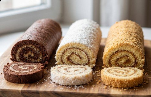 1 Smesa – 3 Rolata: Brzi nepečeni slavski deserti sa kakaom, kokosom i orasima
