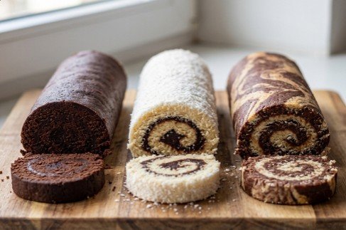1 Smesa – 3 Rolata sa Kokosom i Čokoladom: Brzi nepečeni slavski deserti