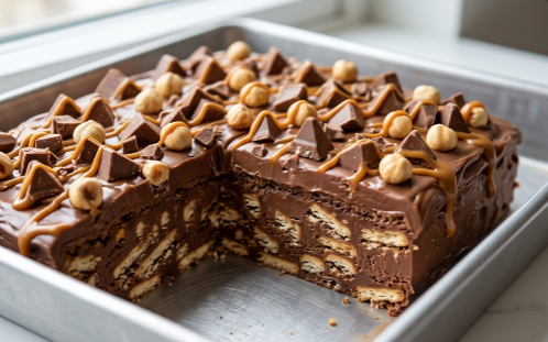 Nepečena Toblerone Torta sa Keksom: Čokoladni san gotov za 20 minuta
