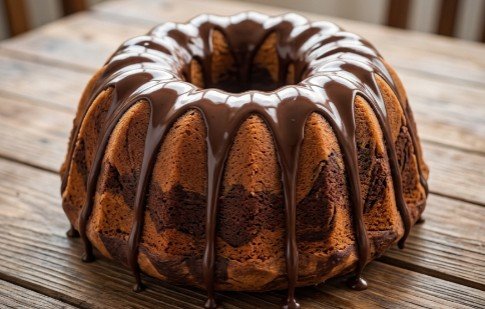 Najbolji Recept za Mramorni Čokoladni Kuglof: Mekan i Vazdušast Kolač sa Glazurom
