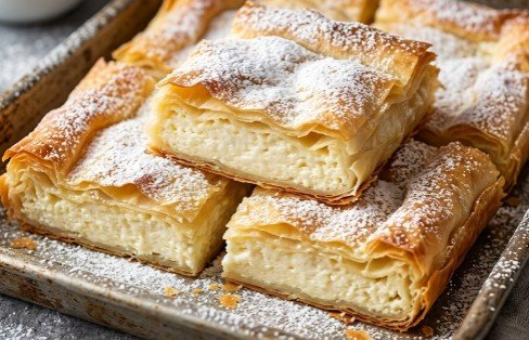 Najbolji Recept za Slatku Pitu sa Sirom: Hrskava i Sočna Pita od Gotovih Kora