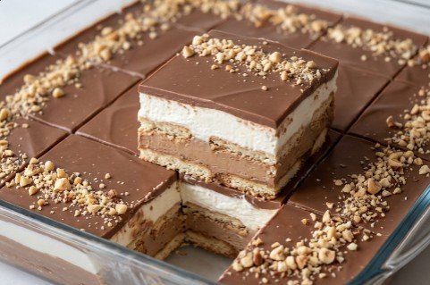 Kinder Bueno Kolač Bez Pečenja: Kremasto savršenstvo za 15 minuta