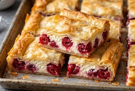 Najbolji Recept za Pitu sa Sirom i Višnjama: Sočna Voćna Pita od Gotovih Kora