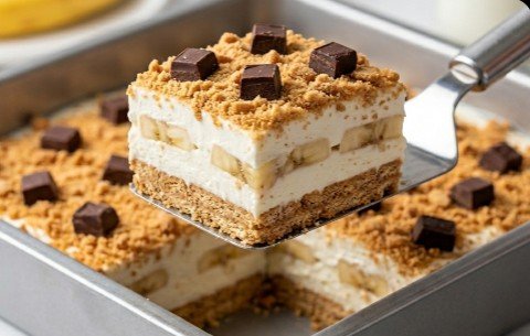 Brza Plazma Torta Sa Bananama – Starinski Kremasti Recept Bez Pečenja