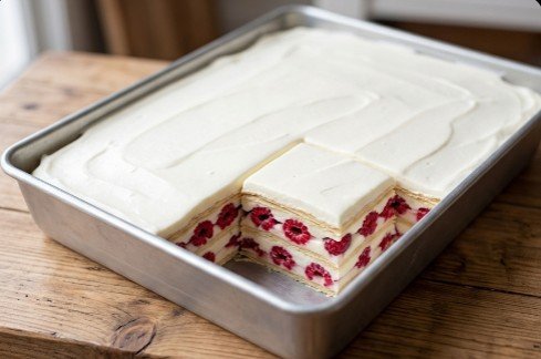 Ledena Rozen Torta Sa Malinama – Brzi Kremasti Desert Bez Pečenja