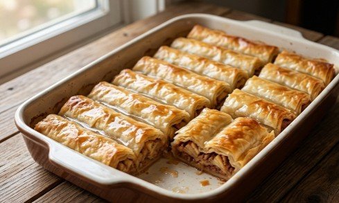 Domaća Rolovana Pita sa Jabukama: Savršen starinski recept koji uvek uspeva