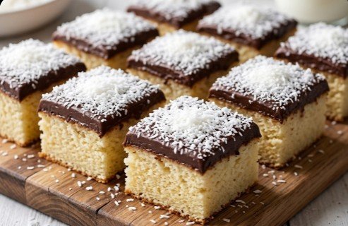 Brze Kokos Kocke: Vazdušasti biskvit sa čokoladom i kokosom