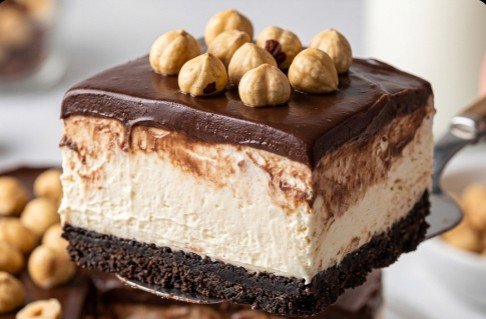 Nutella Torta Bez Pečenja: Raskošni kremasti čizkejk sa lešnicima