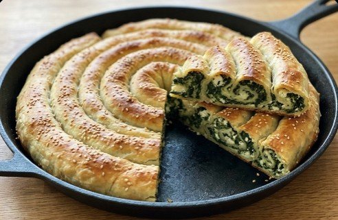 Slana Spiralna Štrudla sa Sirom i Spanaćem: Korak-po-Korak Recept