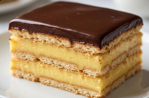 Brzi Keks Kolač sa Pudingom od Vanile: Starinski Slojeviti Desert Bez Pečenja