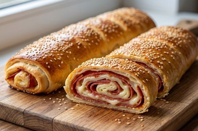 Slana Štrudla sa Kulenom i Sirom: Brzo pecivo iz rerne za 40 minuta