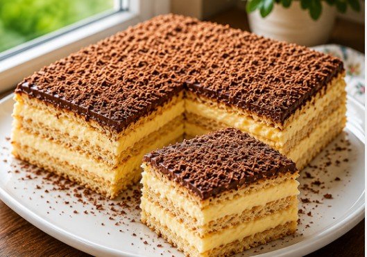 Brzi Keks Kolač sa Vanilom i Čokoladom: Kremasti letnji užitak bez pečenja
