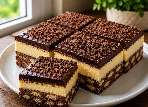 Mozaik Keks Kolač sa Vanilom i Čokoladom: Brzi kremasti desert bez pečenja