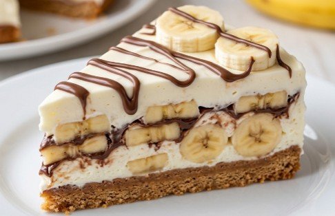 Brza Plazma Torta sa Bananama i Nutelom: Kremasti Užisak Bez Pečenja