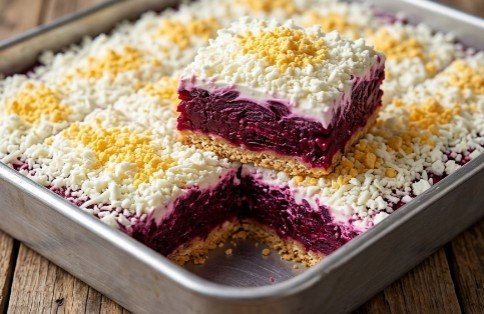 Bogata Slana Salata sa Cveklom i Feta Sirom: Svečana slana torta iz tepsije