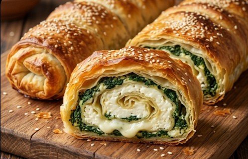 Starinska Zeljanica u Rolatu: Hrskava gibanica sa spanaćem i domaćim sirom