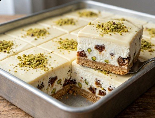 Kremasta Bela Torta sa Suvim Smokvama i Pistaćima: Luksuzni plazma desert koji se ne peče