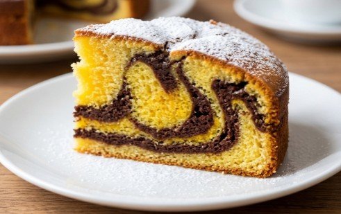 Sočni Mramorni Kolač sa Pomorandžom i Kakaom: Brzi biskvit koji uvek uspeva