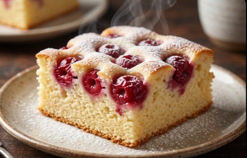 Najbolji Recept za Brzi Kolač sa Višnjama: Mekani Voćni Biskvit na Šolje