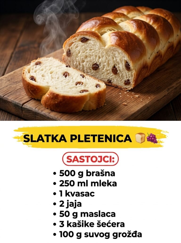 Najbolji Recept za Slatku Pletenicu: Tradicionalni Milihbrot sa Suvim Grožđem