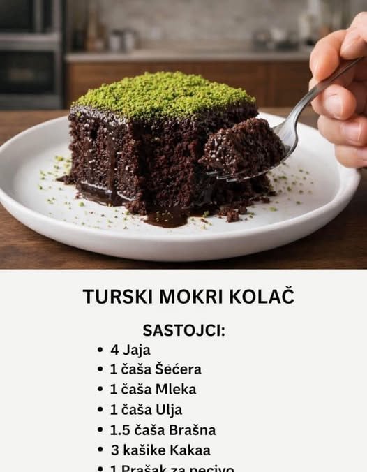Turski Mokri Kolač: Sočni i Ekstremno Čokoladni Iskušaj Bez Premca