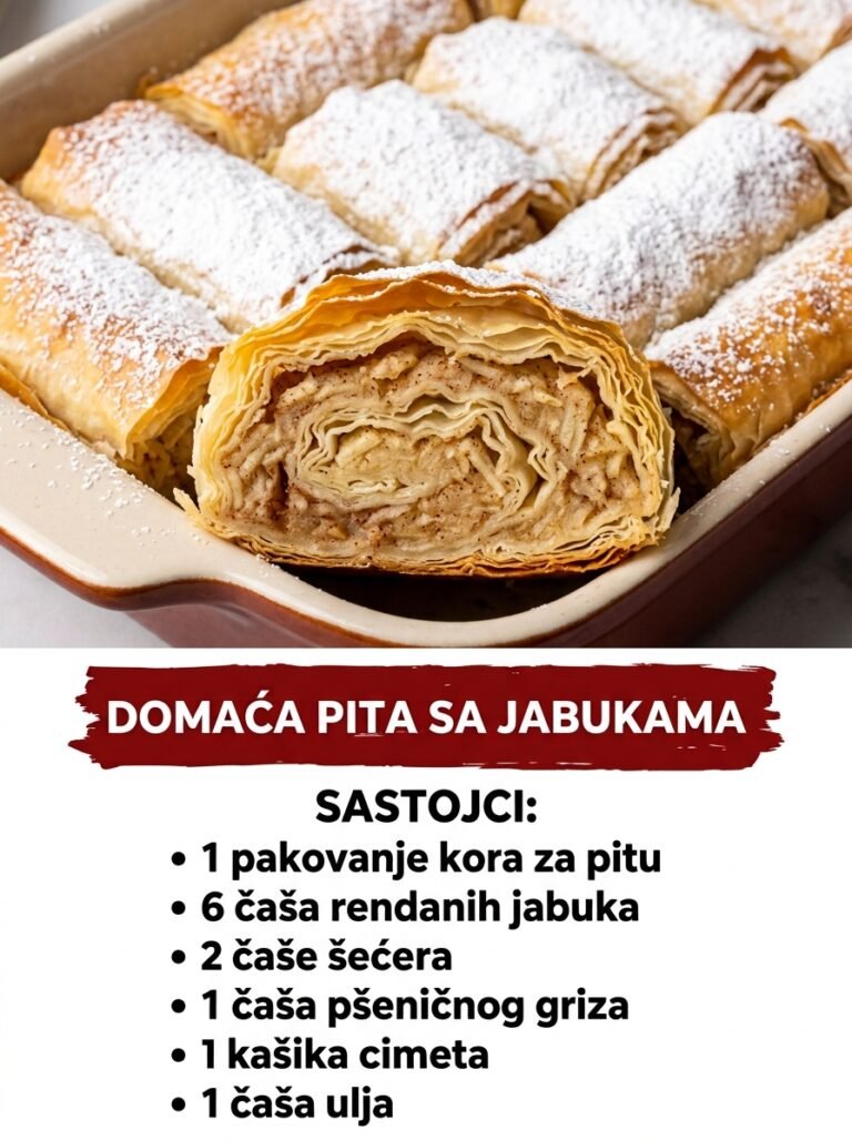 Domaća pita sa jabukama — Tradicionalni ukus koji greje dušu i vraća u detinjstvo