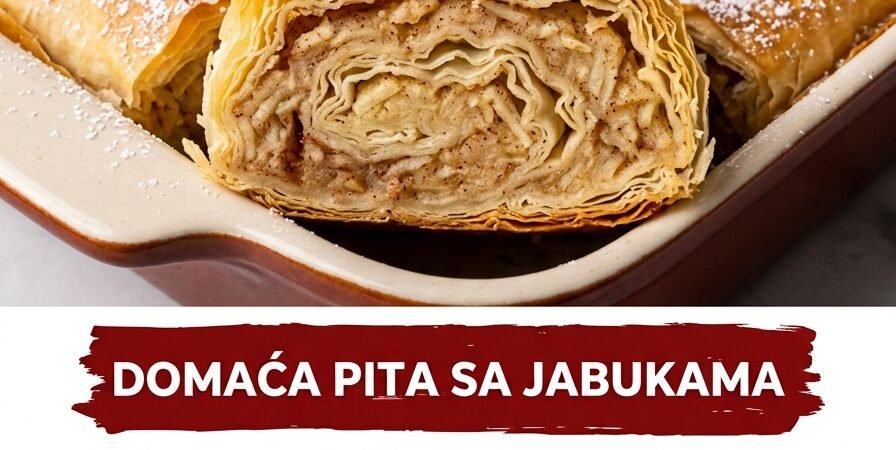 Domaća pita sa jabukama — Tradicionalni ukus koji greje dušu i vraća u detinjstvo