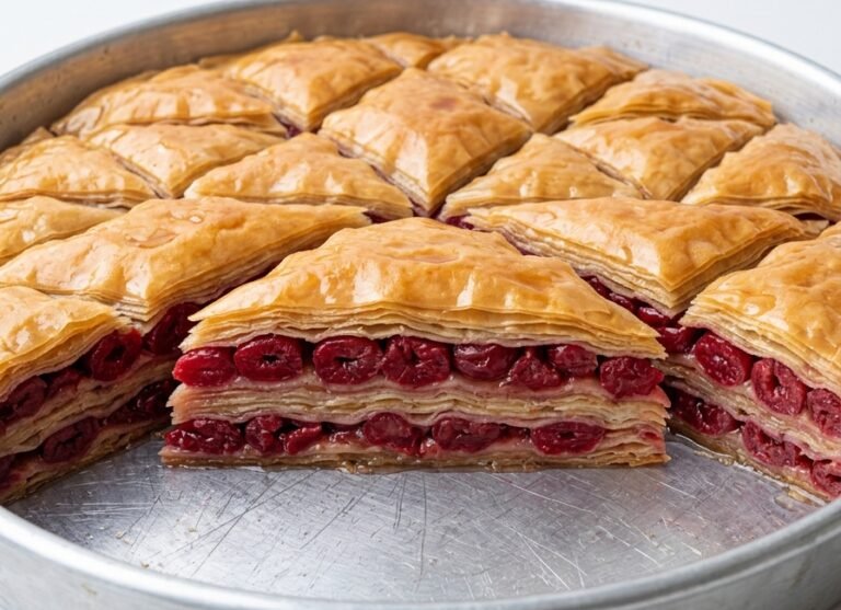 Baklava sa višnjama — Sočna i osvežavajuća tradicionalna poslasticа