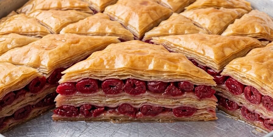 Baklava sa višnjama — Sočna i osvežavajuća tradicionalna poslasticа