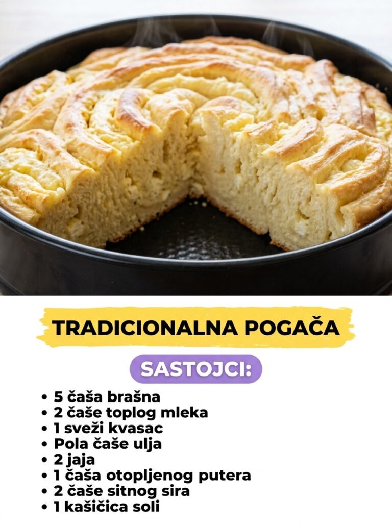 Tradicionalna Pogača: Neodoljivo mekana i lisnata kraljica svake trpeze