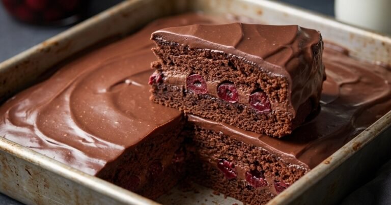 Čokoladni san sa višnjama — Kremasta i sočna čokoladna torta