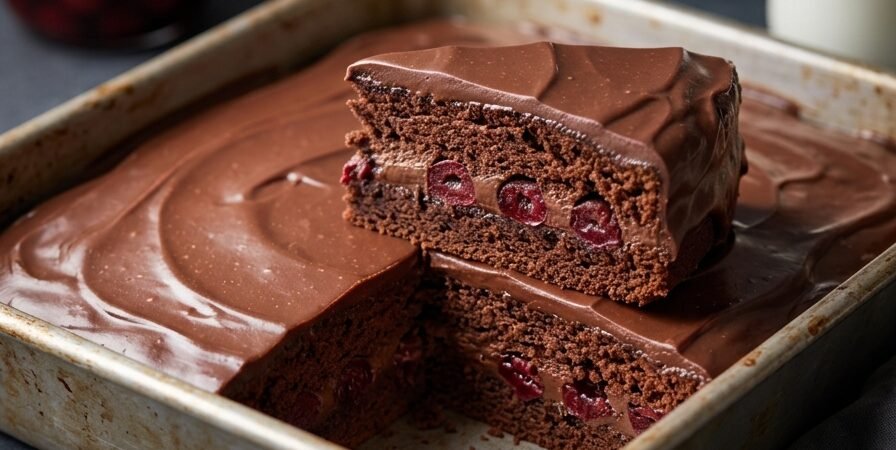 Čokoladni san sa višnjama — Kremasta i sočna čokoladna torta