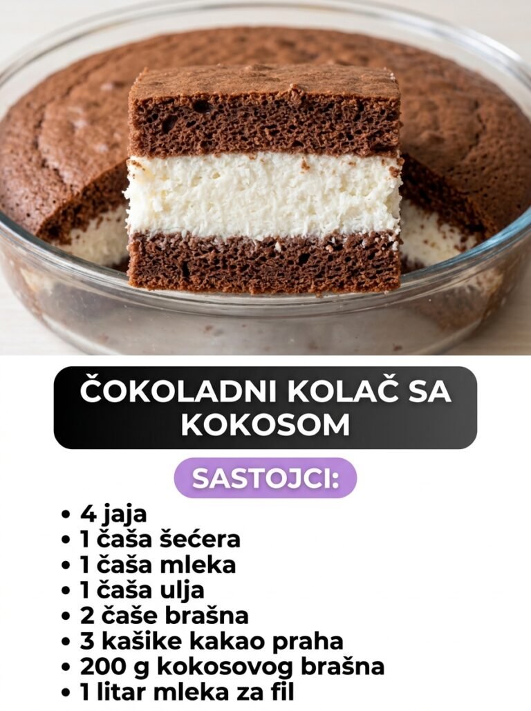 Čokoladni Kolač sa Kokosom: Bounty fantazija na čaše