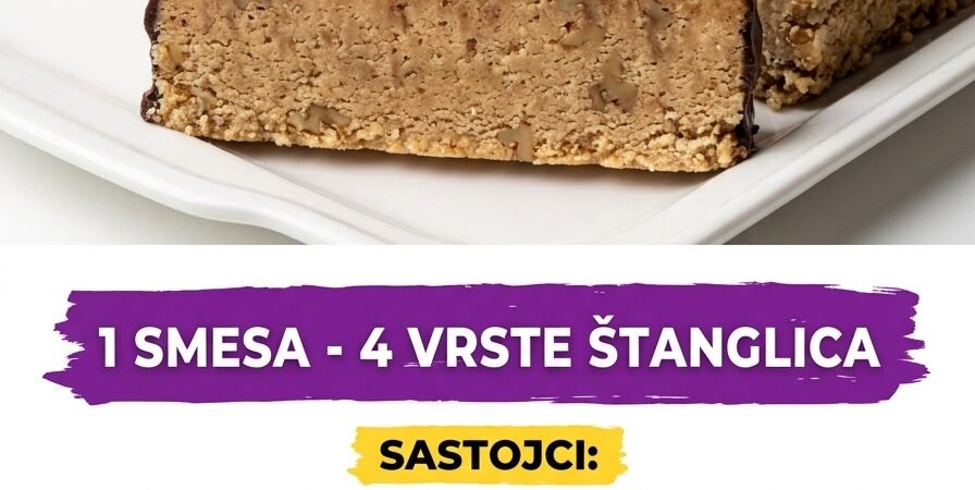 4 vrste štanglica od 1 smese — brzi i izdašni sitni kolači