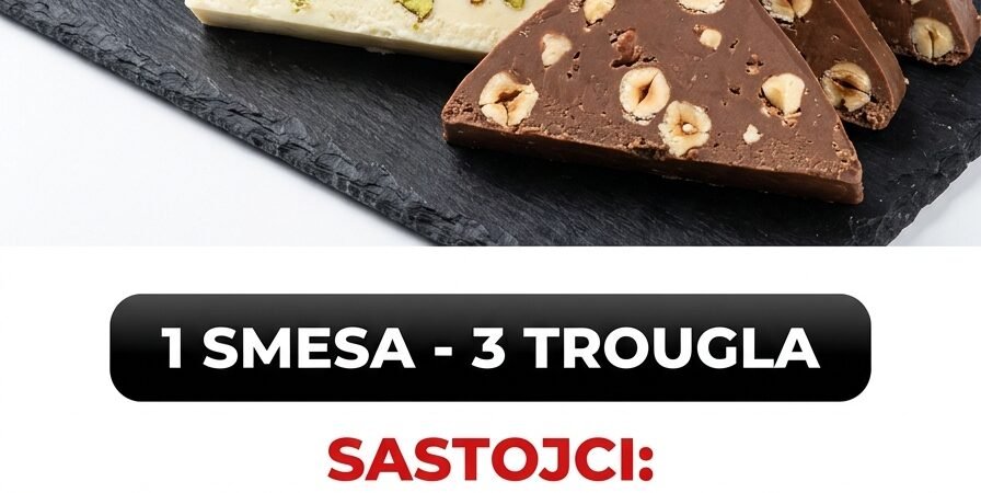 1 Smesa za 3 Svečana Trougla: Najbolji brzi recept bez pečenja