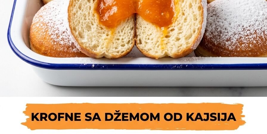 Krofne sa džemom od kajsija — Mekane i vazdušaste kao iz bakine kuhinje