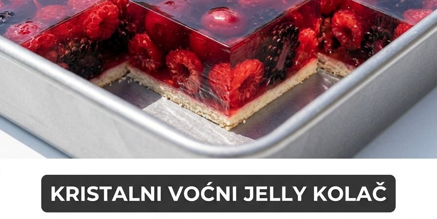 Kristalni Voćni Jelly Kolač: Spektakl boja i ukusa na vašem stolu
