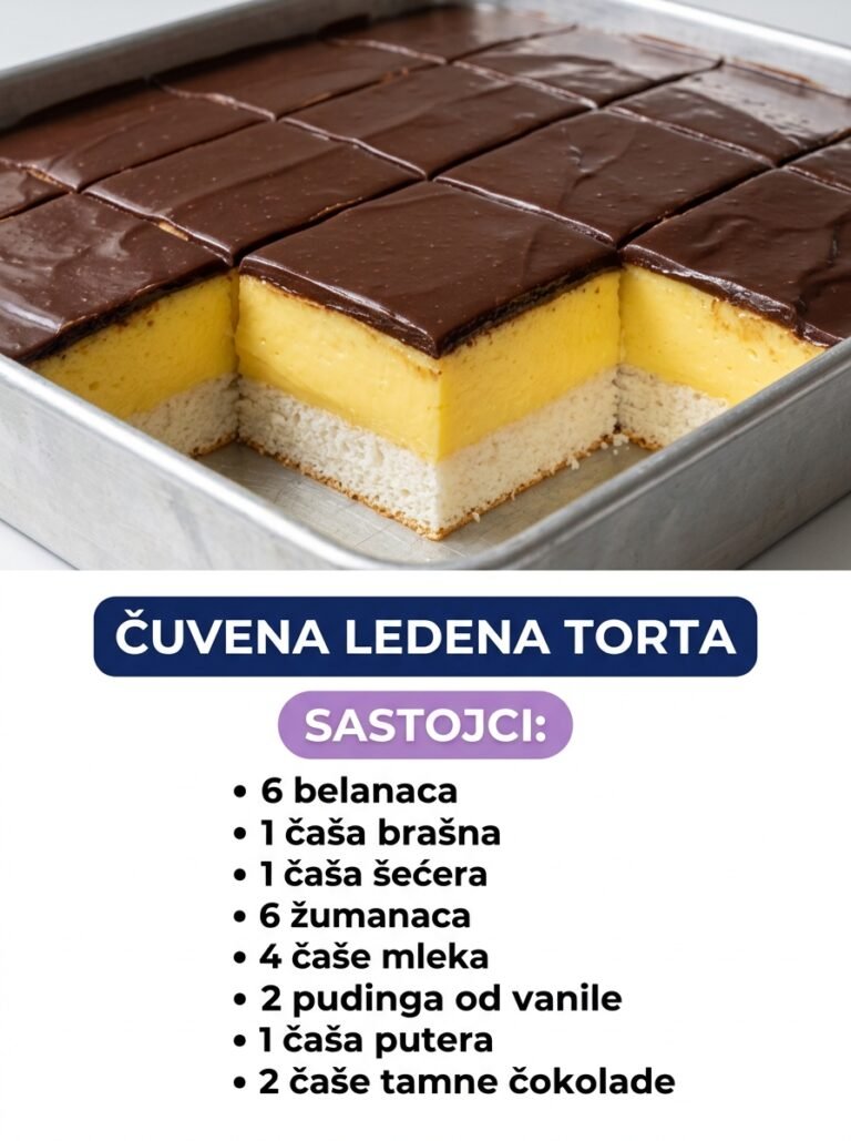 Čuvena Ledena Torta: Vrhunski kremasti klasik koji se topi u ustima
