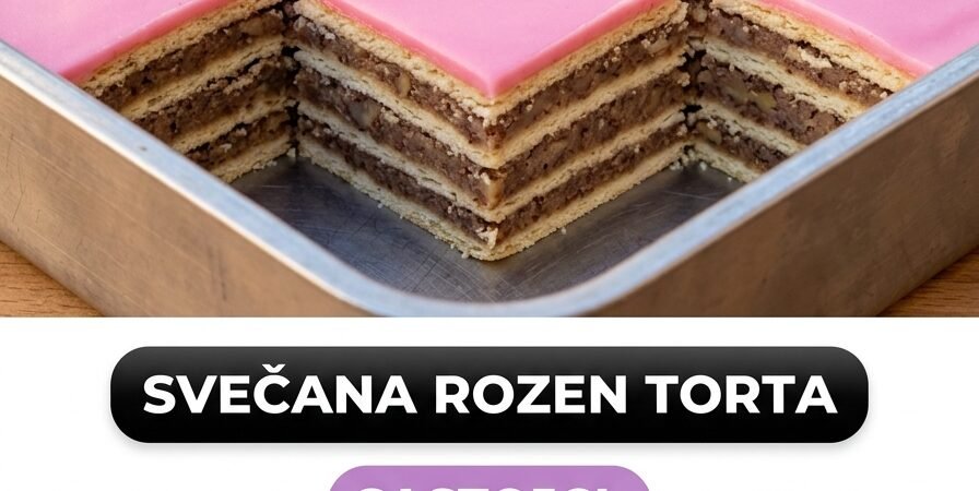 Svečana Rozen Torta: Kraljica svake trpeze koja mami uzdahe