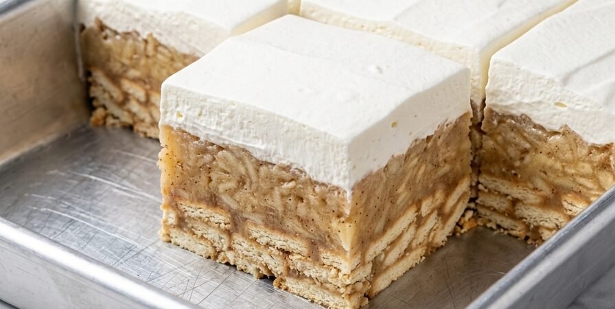 Nepečena torta sa jabukama — Sočan i osvežavajući domaći kolač