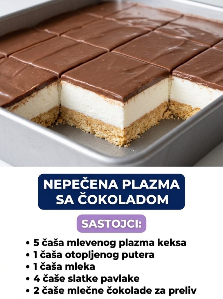 Nepečena Plazma sa Čokoladom: Omiljeni ukus u kremastom izdanju