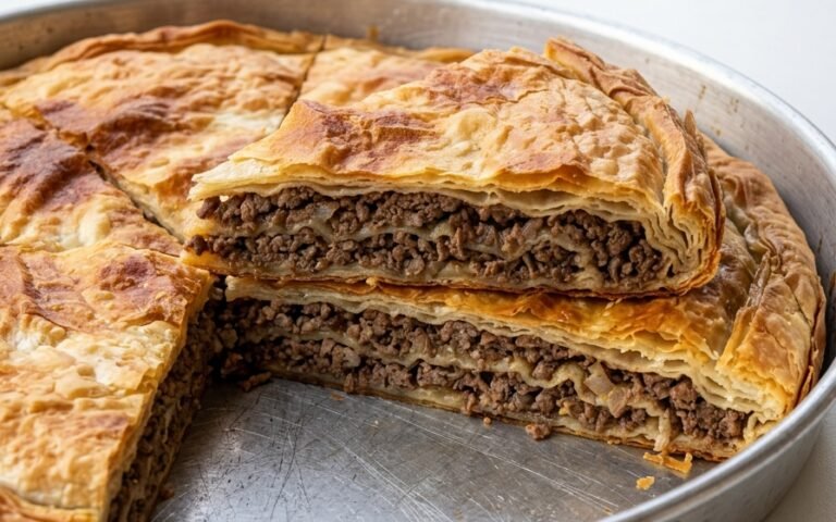 Domaći burek sa mesom — hrskavo savršenstvo iz vaše rerne