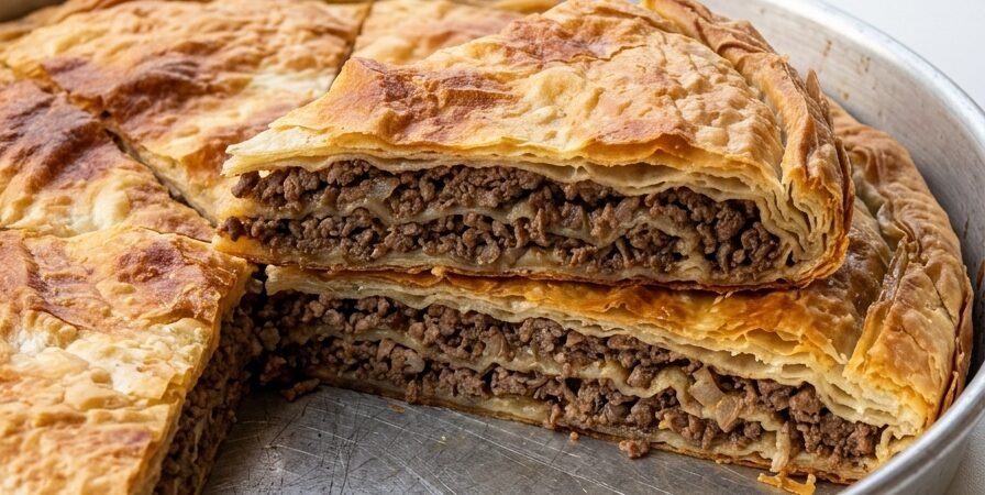 Domaći burek sa mesom — hrskavo savršenstvo iz vaše rerne