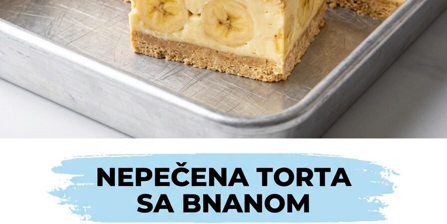 Nepečena torta sa bananama — Brzi kremasti užitak za celu porodicu