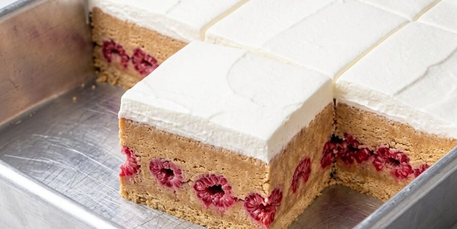 Plazma torta sa malinama — Osvežavajući desert bez pečenja