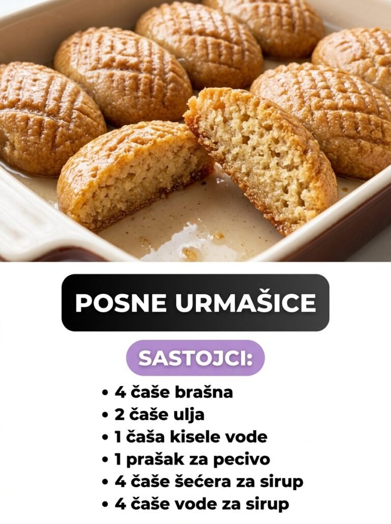Posne Urmašice: Starinski zaliveni kolač koji se topi u ustima
