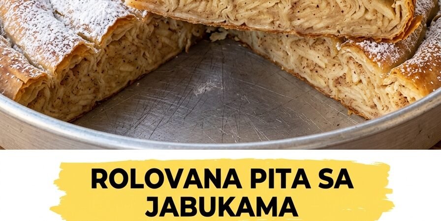 Rolovana pita sa jabukama — miris tradicije u vašem domu