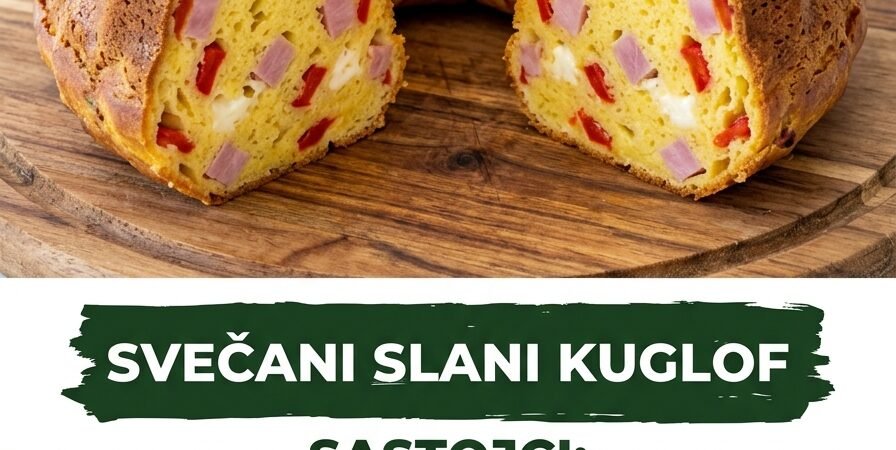 Svečani slani kuglof — Šareno i ukusno predjelo za svaku trpezu
